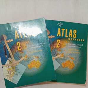zaa-285♪Atlas 2 テキスト&ワークブック2冊セット(Golbal Esl/Elt Series) ペーパーバック 1995/6/1 英語版 David Nunan (著)
