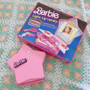 Barbie 1989年　ライトアップバニティ　激激激レア　美品　箱付き　バービー　ビンテージバービー 昭和レトロ　ドレッサー