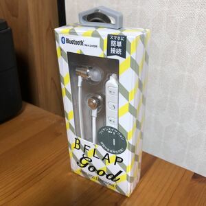 ★新品 AXES B-FLAP Bluetooth イヤフォン AH-BT39 シルバー ★