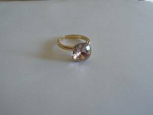  hand made Swarovski ring ring Vintage rose 10mm