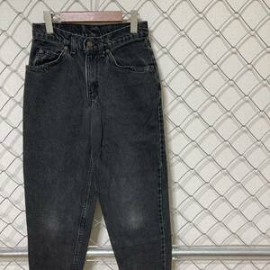 Levi's 550 リーバイス STUDENT 92年製 USA製 テーパード ブラックデニムパンツ ジーンズ 27×32