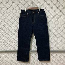 KOJIMA GENES OVER ALLS 児島ジーンズ HOOK 23オンス ヘビーオンス デニムパンツ 34 美品_画像3