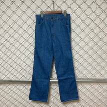 70's VINTAGE!! Levi's 22225 5016 リーバイス 79年製 42TALON ブーツカット フレア デニムパンツ ジーンズ 30×34 _画像2