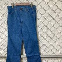 70's VINTAGE!! Levi's 22225 5016 リーバイス 79年製 42TALON ブーツカット フレア デニムパンツ ジーンズ 30×34 _画像1