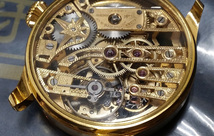 1897年 パテックフィリップ懐中時計ムーブメント使用カスタム時計 フリーメイソン フルスケルトン_画像3