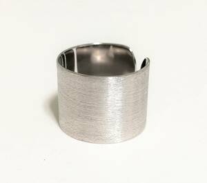  wide ring free size ring silver 925 wide width futoshi . stylish wide ring silver ring hair line 