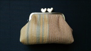 ハンドメイド がま口ポーチ がま口