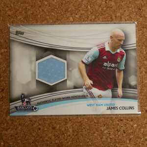 topps james collins Jersey トップス ジェームズコリンズ ジャージカード ウェストハム ウェールズ メモラビリア