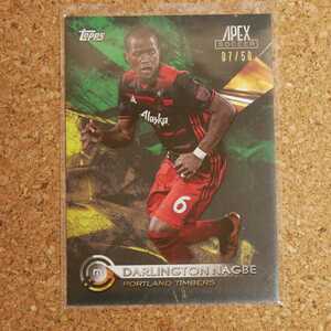 topps apex soccer Darlington Nagbe 50シリ トップス ダーリントンナグベ ポートランドティンバーズ アメリカ USA