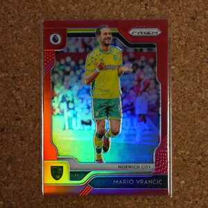 panini prizm soccer Mario Vrancic 149シリ パニーニ プリズムサッカー マリオヴランチッチ ノリッジ ボスニアヘルツェゴビナ refractor