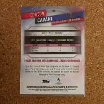 topps finest Edinson Cavani トップスファイネスト エディンソンカバーニ パリサンジェルマン ウルグアイ マンチェスターユナイテッド_画像2