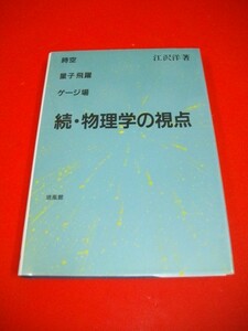 続・物理学の視点　時空・量子飛躍・ゲージ場■江沢洋■1991年/初版■培風館