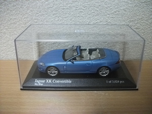 ◇【発送は土日のみ】1/43　ミニチャンプス　ジャガーXK　コンバーチブル　Sky Blue◇