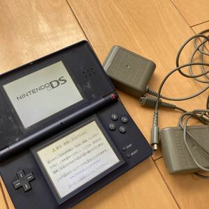 ニンテンドーDS Lite Nintendo DS Lite 充電器　ネイビー　マリオ　ゲーム　本体　ポケモン　任天堂