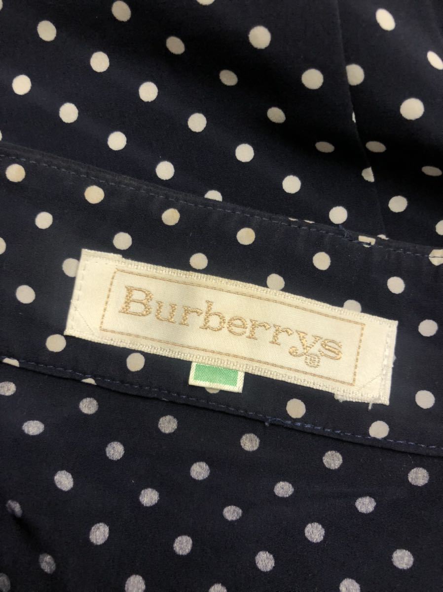 BURBERRYS DOT LACE COLLAR SET UP SKIRT/バーバリーズドット柄レース