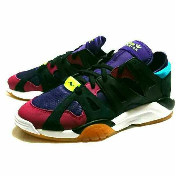 未使用/adidas/DIMENSION LO/アディダス/ディメンション/ローカット/スニーカー/9=27.0cm/black×wine×purple