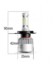 大人気 16000LM ルーメン エブリィ エブリィワゴン DA17 DA64 DA17W DB52 62 H4 Hi Lo 6500K ヘッドライト 1年保証_画像6