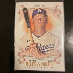 2021 Allen & Ginter Dodgers / Will Smith base card Topps
