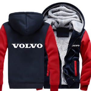  Women and Mens Volvo Cosplay Coat Zipper Hoodie Winter Fleece Unisex Thicken Jacket Sweatshirts