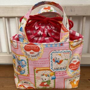 ハンドメイド ミニトート お弁当バッグ