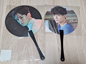 《小品》EXO★SM SUM 公式 チェン うちわ 「LUCKY ONE」「The EXO’rDIUM」2個★CHEN OFFICIAL FAN 韓国