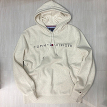 USA正規品 【XL】 TOMMY HILFIGER USA トミーヒルフィガー THD プルオーバー パーカー マーブルグレー ベーシック フラッグロゴ _画像1