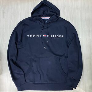 USA正規品 【M】 TOMMY HILFIGER USA トミーヒルフィガー THD プルオーバー パーカー 紺 ネイビー Navy ベーシック フラッグロゴ 裏起毛