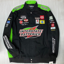 USA正規品 【L】 NASCAR ナスカー JHデザイン INTERSTATE BATTERIES レーシングジャケット Kyle カイルブッシュ USA最強モータースポーツ_画像1