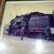 蒸気機関車 機関車 写真 額入り RZ 22 10257 昭和レトロ_画像2