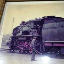 蒸気機関車 機関車 写真 額入り RZ 22 10257 昭和レトロ_画像6