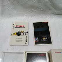 F1グランプリ 総合優勝記念 1987年 トランプ Canon HONDA Williams 送料198円他_画像4