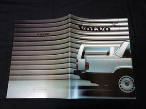 [Y2000 prompt decision ]VOLVO Volvo 740 sedan GL/GLE/ turbo / Estate Wagon turbo 7B230 / 7B230W type main catalog Japanese edition /1987 year 
