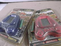 ナンバープレイス　古い　携帯電子ゲーム　赤・青2種セット　電子玩具　頭脳ゲーム　保証無し　駄玩具　送料無料_画像4