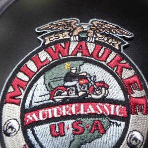 #1USA◆新品アメリカ ミルウォーキー・ラリーMilwaukee Rally刺繍ワッペン◆バイク二輪車 オートバイ モータサイクル ハーレー■激シブの画像4