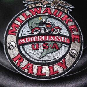 #1USA◆新品アメリカ ミルウォーキー・ラリーMilwaukee Rally刺繍ワッペン◆バイク二輪車 オートバイ モータサイクル ハーレー■激シブの画像6