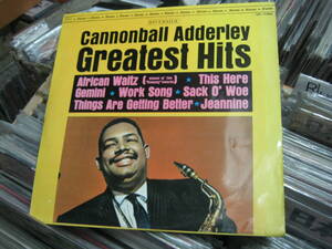 CANNONBALL ADDERLEY / GREATEST HITS ベストオブキャノンボールアダレイ 国内ペラジャケLP