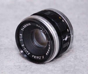 [Im853]オリンパス ペン　F レンズ ZUIKO AUTO-S 38mm f1.8 　OLYMPUS PEN F LENS 1:1.8