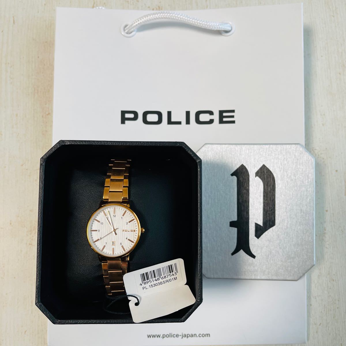 新品✨ポリス POLICE 腕時計\u0026ネックレス 14717JSB-02MA | labiela.com