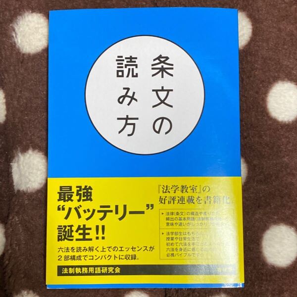条文の読み方 有斐閣 未使用 法律 法律書
