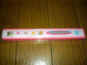 LittIe BOBDOG pretty dog . pattern pink chopsticks case is si inserting chopsticks unused 