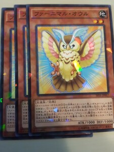 遊戯王 ファーニマル・オウル パラレル 三枚 数量5