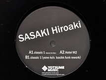 [限界最安値/ウォッチ4/即決1,500円/Daniel Bell(DBX/Perlon)直系/yone-ko Remix/当方推薦盤] Sasaki Hiroaki Classic 1 Yotsume Music_画像2