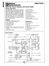 未使用新品 NS 時計IC MM5406N ＆ LED 三洋 SL-1906-54T　 (在庫２セット有り)_画像4