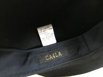 本物カシラCA4LAウール中折れハット帽子メンズレディースビジネススーツ日本製ブラック黒_画像4