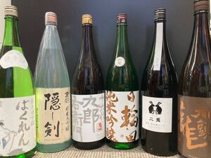 日本酒 一升瓶6本セット