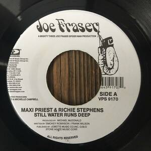 ★送料込み/レア/Jamaican Soul Cover/FOUR TOPS【Maxi Priest & Richie Stephens/Still Waters Run Deep】7inch Joe Fraser / VP US