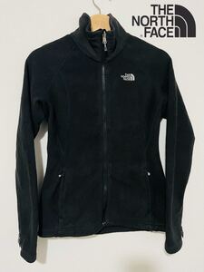 180★THE NORTH FACE フリース ジャケット 黒色 レディース S 厚手 ザノースフェイス アウトドア 登山