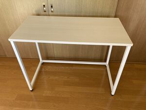 アイリスオーヤマ FDK-100 フリーデスク ホワイト シンプルデスク パソコンデスク デスク 幅100cm 奥行50cm 在宅勤務