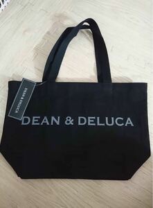 DEAN&DELUCA トートバッグ Lサイズ ロゴ ブラック