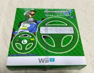 任天堂Wiiu マリオカート8 ハンドル ルイージ